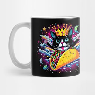 king cat galaxy funny Mug